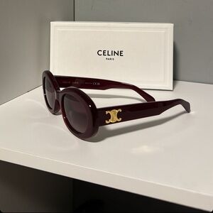 Celine oval sunglasses triomphe